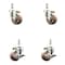 Service Caster 3 Inch 316SS High Temp Glass Filled Nylon 3/8 Inch Stem Caster Brakes SCC, 2PK SS316TS20S314-GFNSHT-381615-2-TLB-2 - alternate 1